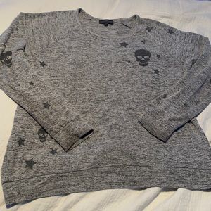 P.J. Salvage comfy gray long sleeve
